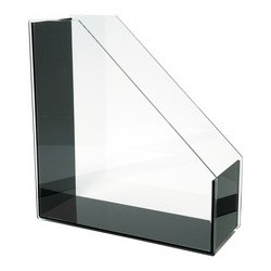 Wedo porte-revues "acrylique exclusif", a4, transparent/noir