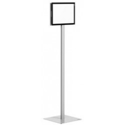 Durable support d'information info stand basic, a4, gris