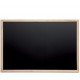 Maul tableau avec cadre en bois, (l)900 x (h)600 mm, noir