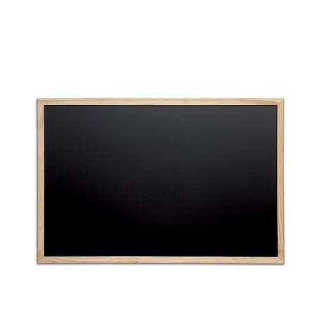 Maul tableau avec cadre en bois, (l)900 x (h)600 mm, noir