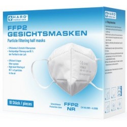 Haro masque facial sans valve, indice de protection: ffp2