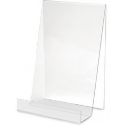 Deflecto présentoir de comptoir, a4 portrait, transparent