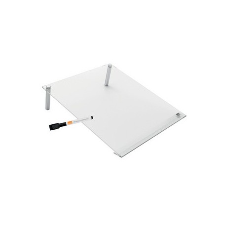 Nobo tableau blanc bloc-notes acrylique, a4, transparent