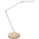 Cep lampe de bureau led giant, chêne/blanc