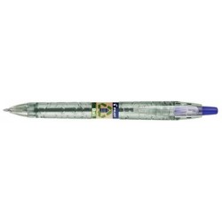 Pilot stylo bille rétractable b2p ecoball 10, bleu