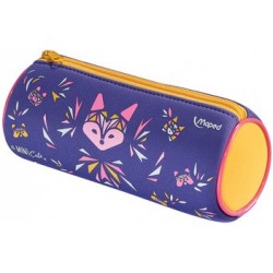 Maped trousse ronde mini cute kids, en néoprène, violet