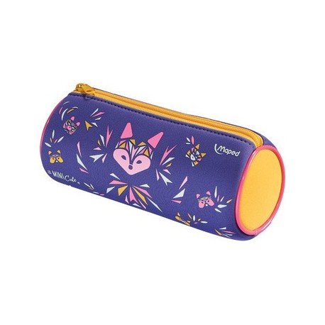 Maped trousse ronde mini cute kids, en néoprène, bleu