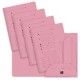 Oxford chemise sous-dossier pastel, 2 rabats, a4, jaune