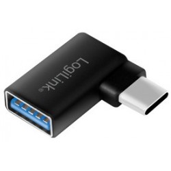 Logilink adaptateur usb 3.2, mâle usb-c-femelle usb-a, noir