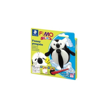 Fimo kit de modelage kids "funny penguin", blister