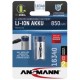 Ansmann batterie li-ion avec fiche micro-usb, 850 mah