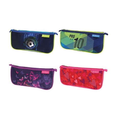 Herlitz trousse "mix", motifs assortis (LOT DE 4)