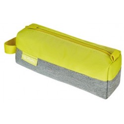Herlitz trousse "quattro", gris chiné / noir