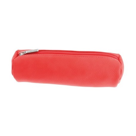 Herlitz trousse ronde, en similicuir, vert forêt