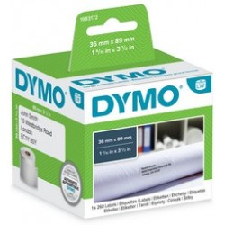 Dymo etiquettes d'expédition labelwriter, 102 x 210 mm,blanc