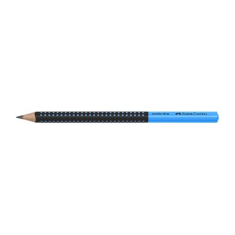 Faber-castell crayon graphite jumbo grip two tone, bleu