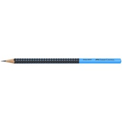 Faber-castell crayon graphite grip 2001 two tone, bleu