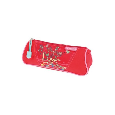 Herlitz trousse triangulaire "vintage love"