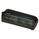 Pelikan trousse ronde lasercut, noir / jaune