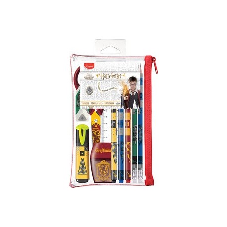 Maped trousse harry potter teens, équiopée, 10 pièces