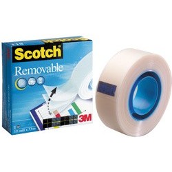 3m scotch ruban adhésif magic 811, 19 mm x 66 mm