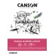 Canson bloc de dessin graduate manga marker layout, a4