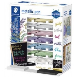 Staedtler marqueur permanent metallic pen, présentoir de 70