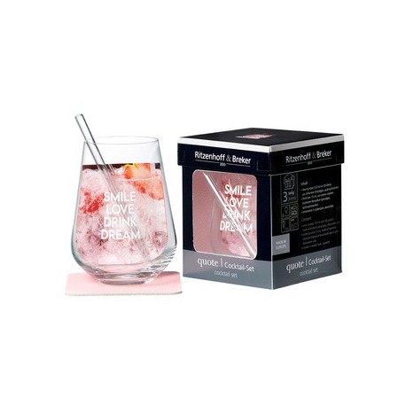 Ritzenhoff & breker set cocktail "girl", 3 pièces