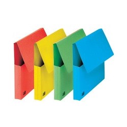 Oxford pochette document à soufflet, a4, carton, vert (LOT DE 10)