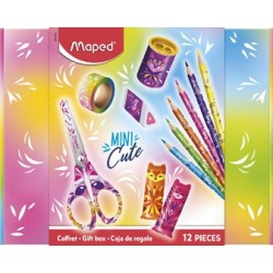 Maped coffret cadeau scolaire mini cute, 12 pièces