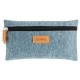 Herlitz trousse plate greenline, bleu chiné