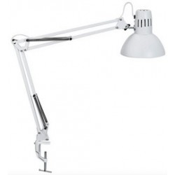Maul lampe de bureau maulstudy, avec pince, blanc