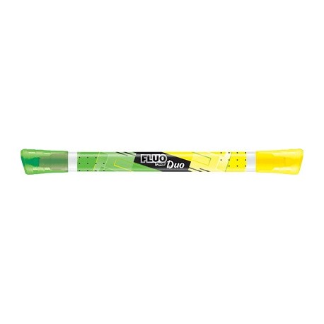 Maped surligneur fluo'peps pen duo,  2 pointes, jaune/orange