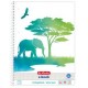 Herlitz cahier spiralé greenline eléphant, a4, ligné