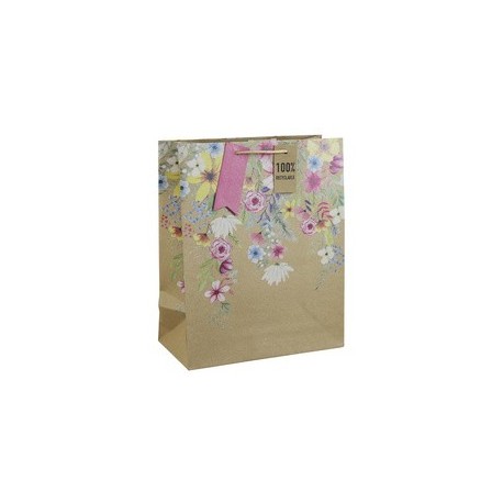 Clairefontaine sachet cadeau "eté fleuri", grand