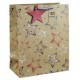 Clairefontaine sachet cadeau "etoiles kraft", grand