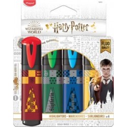 Maped surligneur harry potter, étui carton de 4