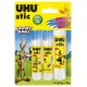 Uhu bâton de colle stic looney tunes, 3 x 8,2 g blister