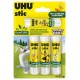 Uhu bâton de colle stic renature looney tunes, 4 x 8,2 g