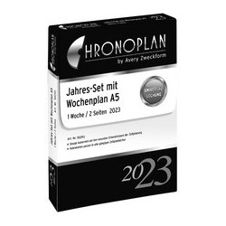 Chronoplan jahresset wochenplan 2023, din a5