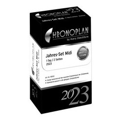 Chronoplan jahresset 2023, midi, 96 x 172 mm