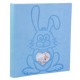 Exacompta album photos livre lapin teddy, 290 x 320 mm, bleu