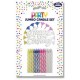 Clairefontaine set bougies d'anniversaire i, 37 pièces
