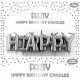 Clairefontaine set bougies d'anniversaire happy birthday