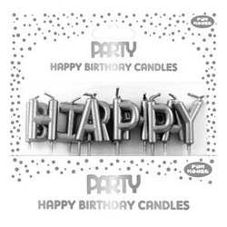 Clairefontaine set bougies d'anniversaire happy birthday