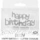Clairefontaine bougie d'annniversaire happy birthday, or