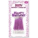 Clairefontaine bougie d'anniversaire happy birthday, bleu