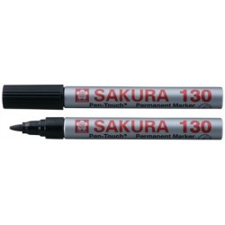 Sakura marqueur permanent pen-touch 130, 1,2 mm, noir
