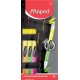Maped surligneur fluo'peps pen duo, blister de 3