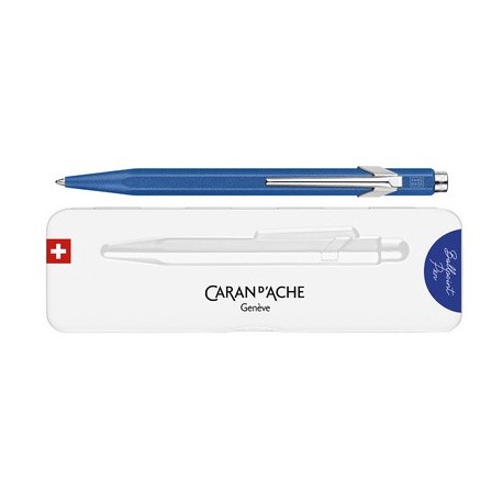 Caran d'ache stylo à bille 849 colormat-x, rose